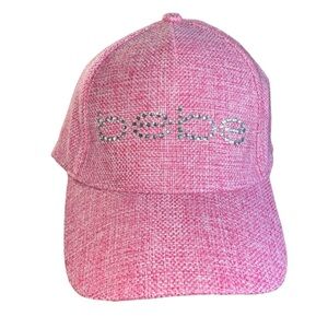 Bebe OS Rhinestone logo cap